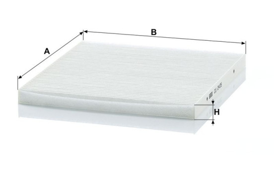 Filter, interior air CU 2435 MANN-FILTER, Image 3