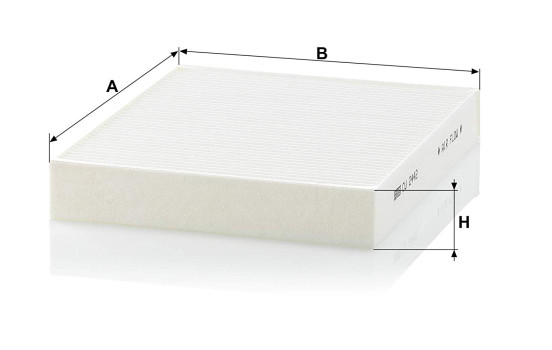 Filter, interior air CU 2442 Mann, Image 2