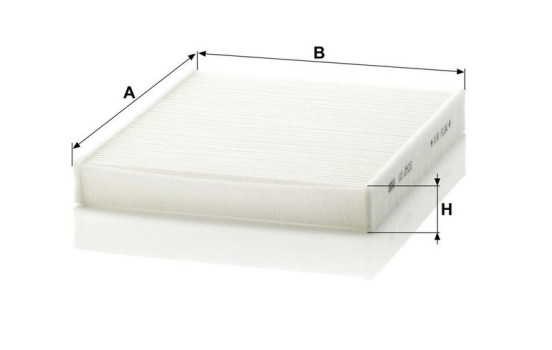 Filter, interior air CU 2533-2 MANN-FILTER, Image 3