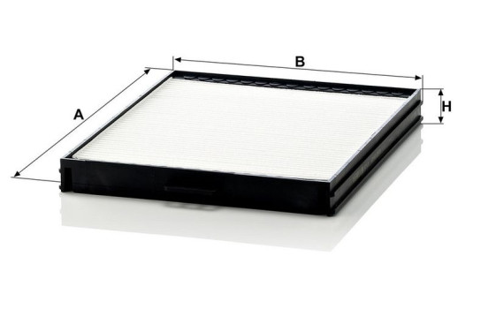 Filter, interior air CU 2628 Mann, Image 3