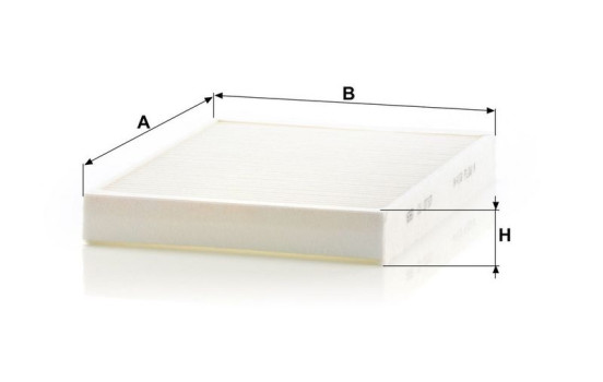 Filter, interior air CU 2733 Mann, Image 3