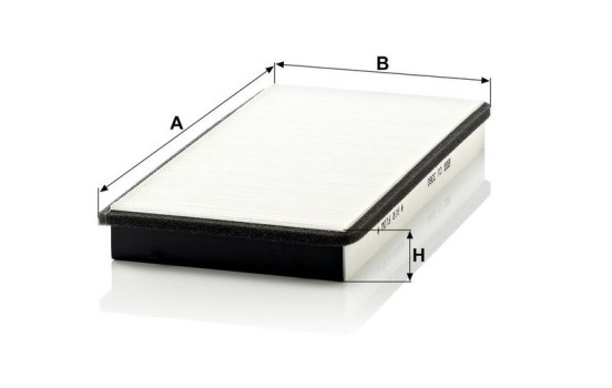 Filter, interior air CU 3360 Mann, Image 3