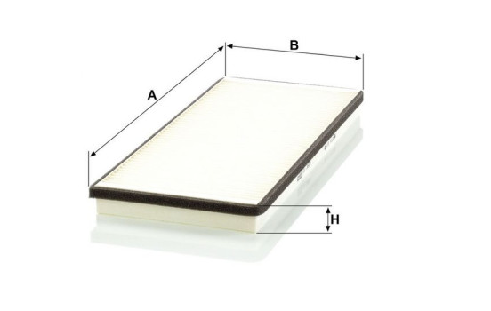 Filter, interior air CU 3858 Mann, Image 3