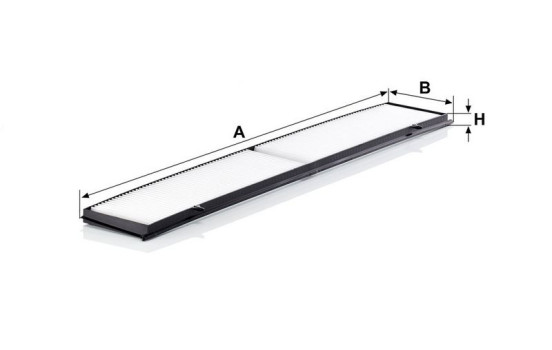 Filter, interior air CU 8430 Mann, Image 5