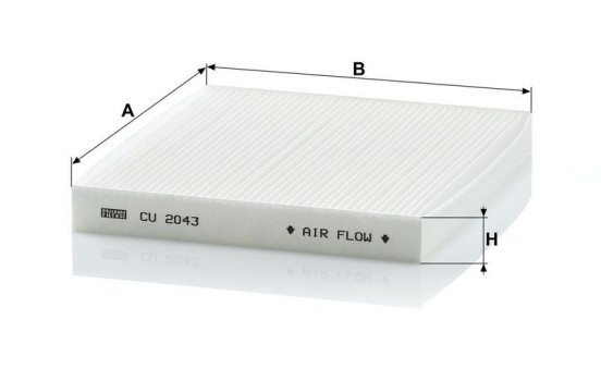 Filter, interior air CU2043 Mann, Image 3
