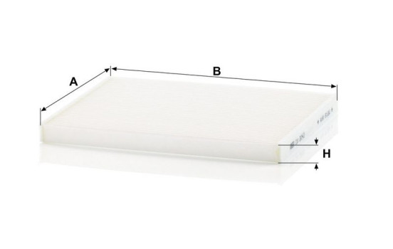 Filter, interior air CU2243 Mann, Image 4