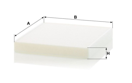 Filter, interior air CU26021 Mann, Image 3