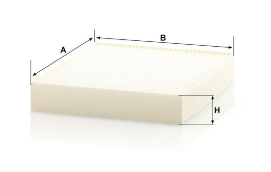 Filter, interior air CU28009 Mann, Image 3