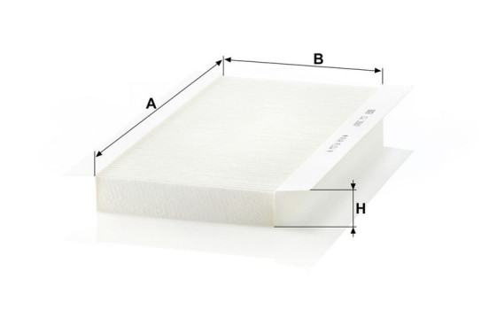 Filter, interior air CU3567 Mann, Image 3