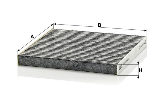 Filter, interior air CUK 18 002 Mann, Image 3