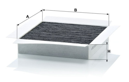 Filter, interior air CUK 2032 Mann, Image 3