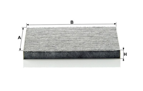 Filter, interior air CUK 2035 MANN-FILTER, Image 3
