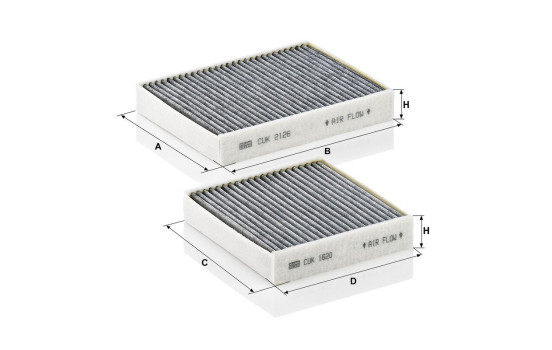 Filter, interior air CUK 21 000-2 Mann, Image 4