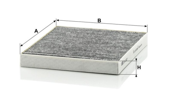 Filter, interior air CUK 2227 Mann, Image 3