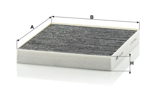 Filter, interior air CUK 2252 MANN-FILTER, Image 3