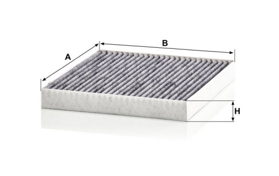 Filter, interior air CUK 24 017 Mann, Image 3