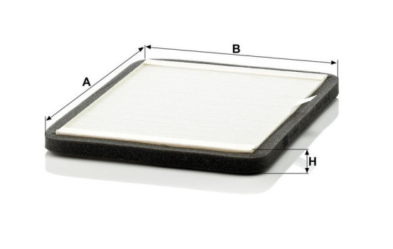 Filter, interior air CUK 2424 MANN-FILTER, Image 3