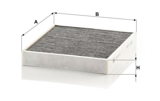 Filter, interior air CUK 26 010 Mann, Image 3