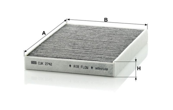 Filter, interior air CUK 2742 Mann, Image 3