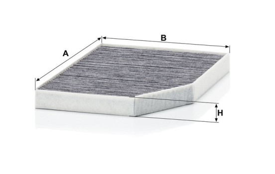 Filter, interior air CUK 30 007 Mann, Image 3