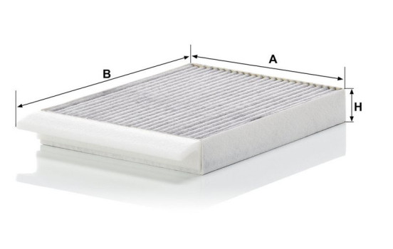 Filter, interior air CUK 30 012 Mann, Image 3