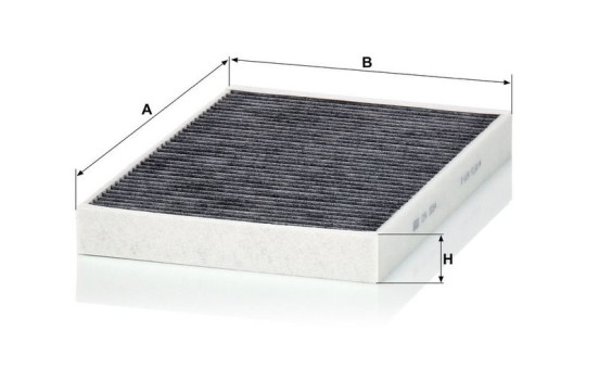 Filter, interior air CUK 3054 Mann, Image 3