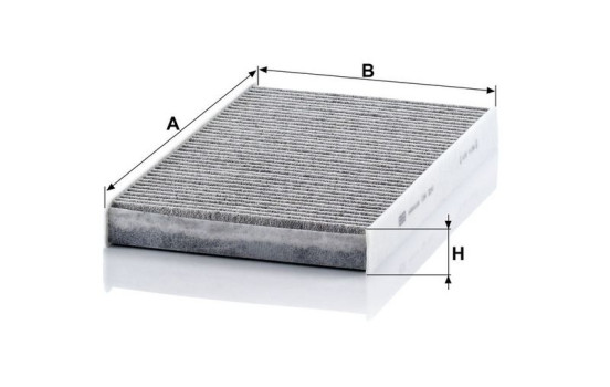Filter, interior air CUK 3241 MANN-FILTER, Image 3