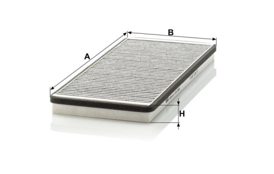 Filter, interior air CUK 3858 Mann, Image 3