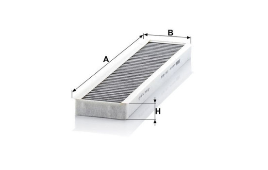 Filter, interior air CUK 4624 MANN-FILTER, Image 3