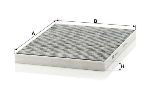 Filter, interior air CUK3142 Mann, Image 3