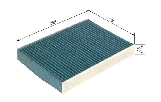 Filter, interior air FILTER+ A8557 Bosch, Image 8