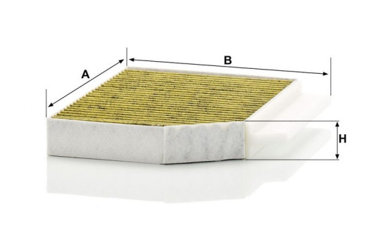 Filter, interior air FP 26 023/1 Mann, Image 3