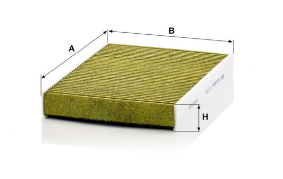 Filter, interior air FP2743 Mann, Image 3