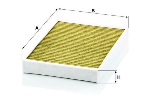 Filter, interior air Frecious Plus FP 2733 Mann, Image 3