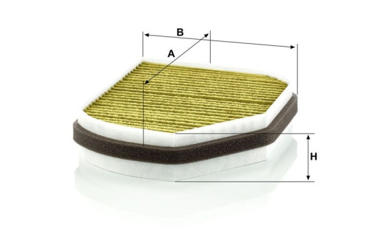 Filter, interior air Frecious Plus FP 2897 Mann, Image 3
