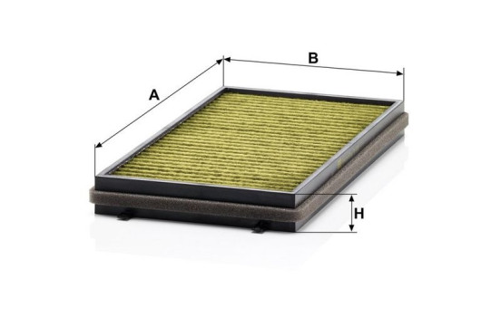 Filter, interior air Frecious Plus FP 3124-2 Mann, Image 3