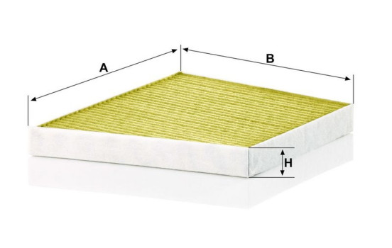 Filter, interior air Frecious Plus FP 3172/1 MANN-FILTER, Image 3