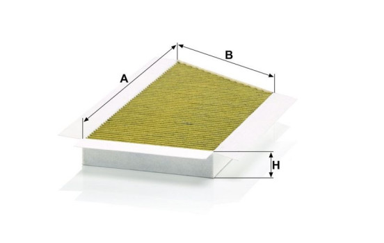 Filter, interior air Frecious Plus FP 3448 Mann, Image 3