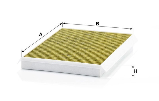 Filter, interior air Frecious Plus FP 3569 Mann, Image 3