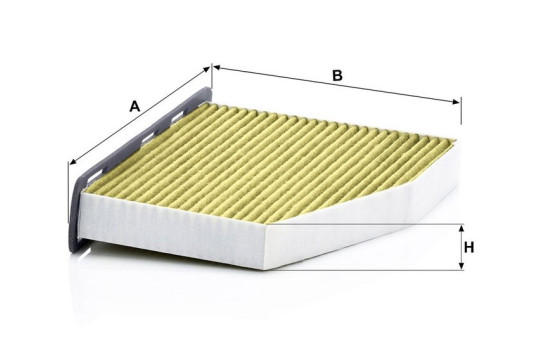 Filter, interior air Frecious Plus FP2939 Mann, Image 3
