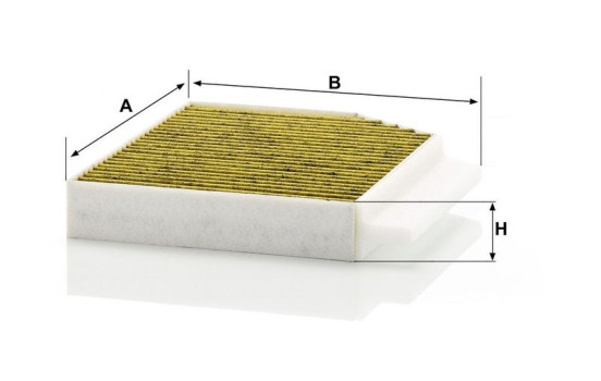 Filter, interior air FreciousPlus FP 26 023 MANN-FILTER, Image 3
