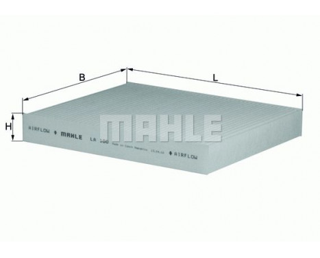 Filter, interior air LA 100 Mahle