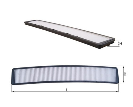 Filter, interior air LA 102 Mahle, Image 2