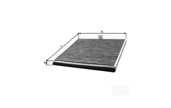 Filter, interior air LA 107 Mahle