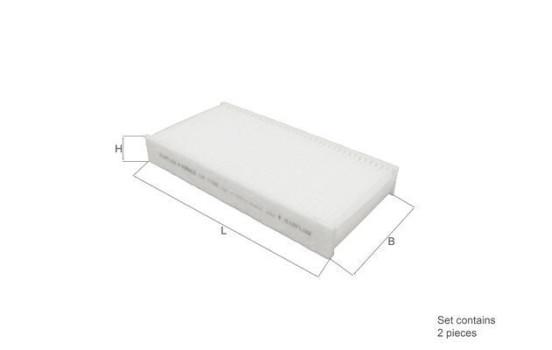 Filter, interior air LA 1156/S Mahle