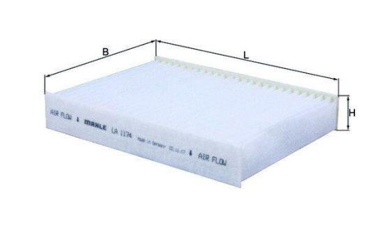 Filter, interior air LA 1174 Mahle