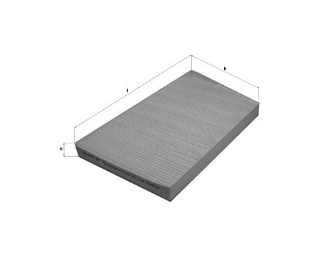 Filter, interior air LA 129 Mahle