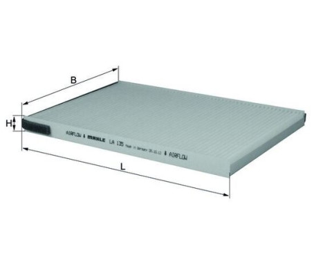 Filter, interior air LA 135 Mahle, Image 2