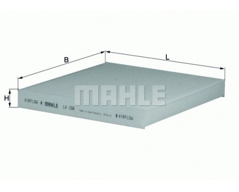 Filter, interior air LA 158 Mahle