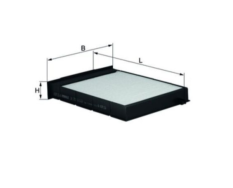 Filter, interior air LA 175 Mahle, Image 2
